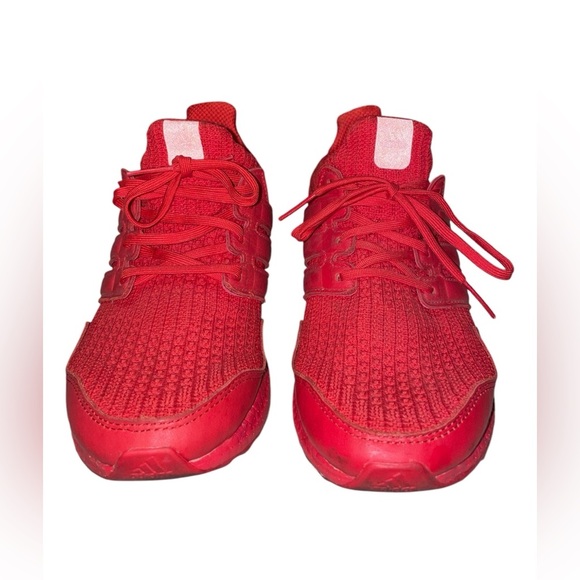 Adidas ULTRA BOOST Red Running Shoes - Picture 3 of 5